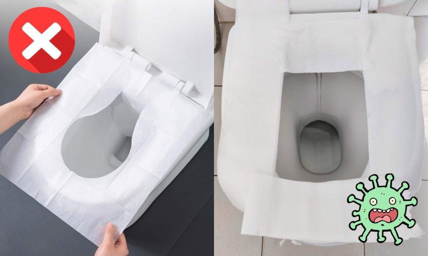 Why You Should Never Line Your Toilet Seat With Paper