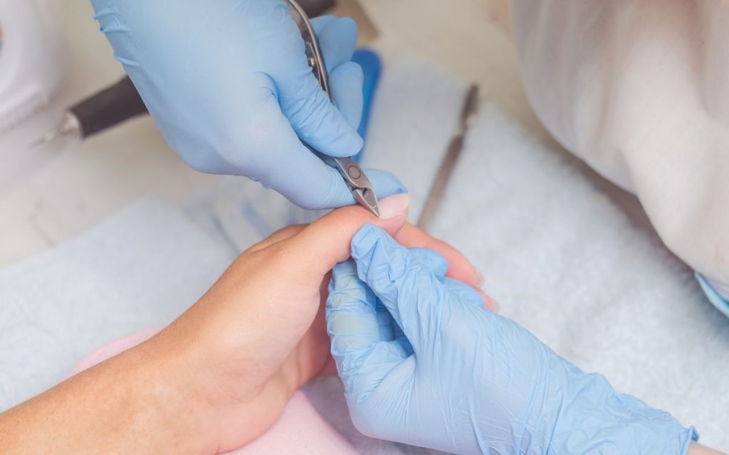 Milky Pink Nails- Preparation