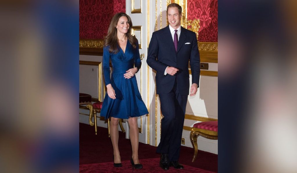 Kate Middleton’s Blue Wrap Dress Of 2010