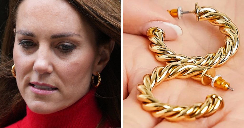 Kate Middleton’s Twisted Hoop Earrings