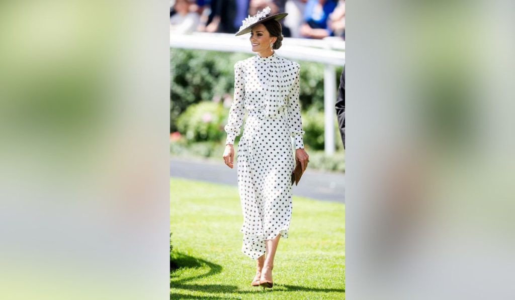 Kate Middleton’s White Polka Dot Dress Of 2023