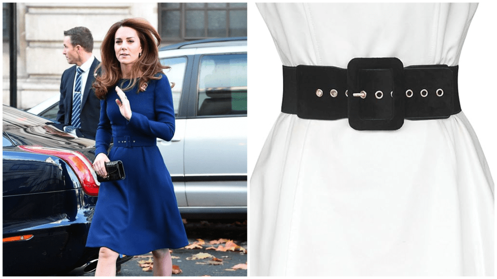 Kate Middleton’s Rectangular Buckle Woven Belt