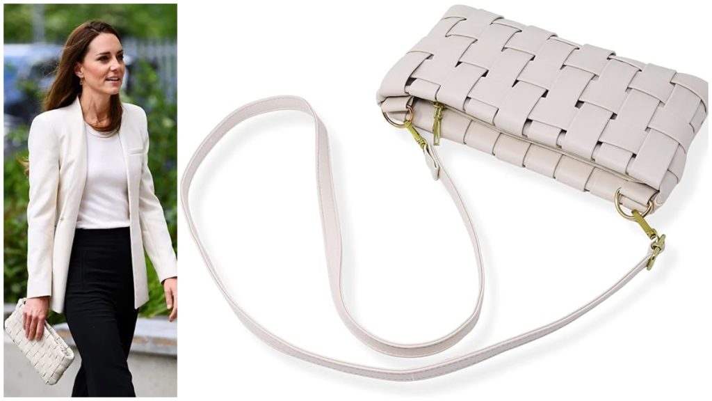 Kate Middleton’s Woven Leather Clutch-Bag- Kate Middleton Accessories